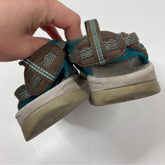 Keen | Whisper Brown/Teal Waterproof Sandals Size 9 Washable - Picture 8 of 8